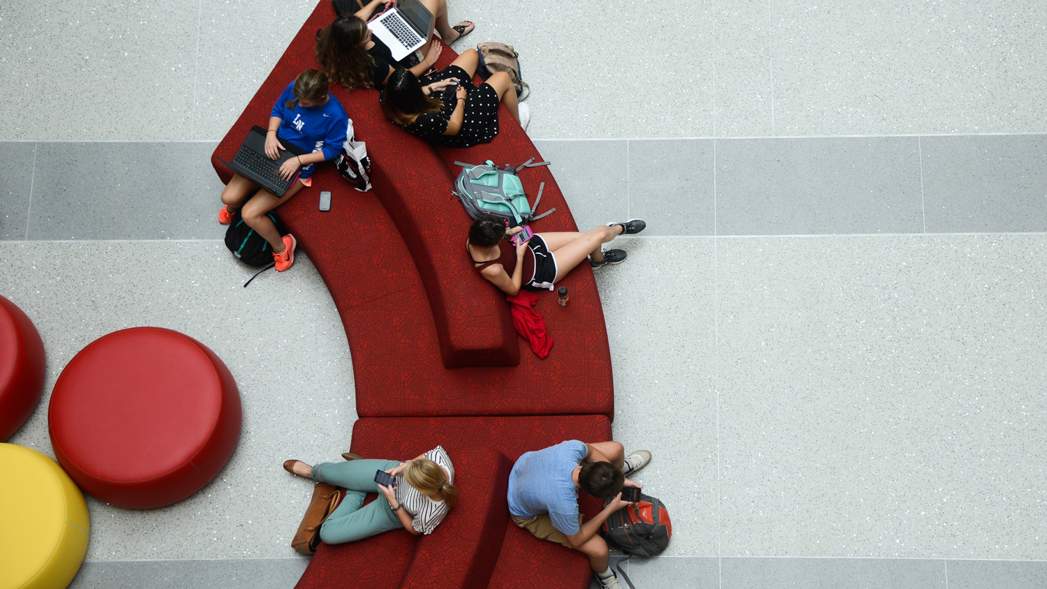 Students on Sofa in Talley