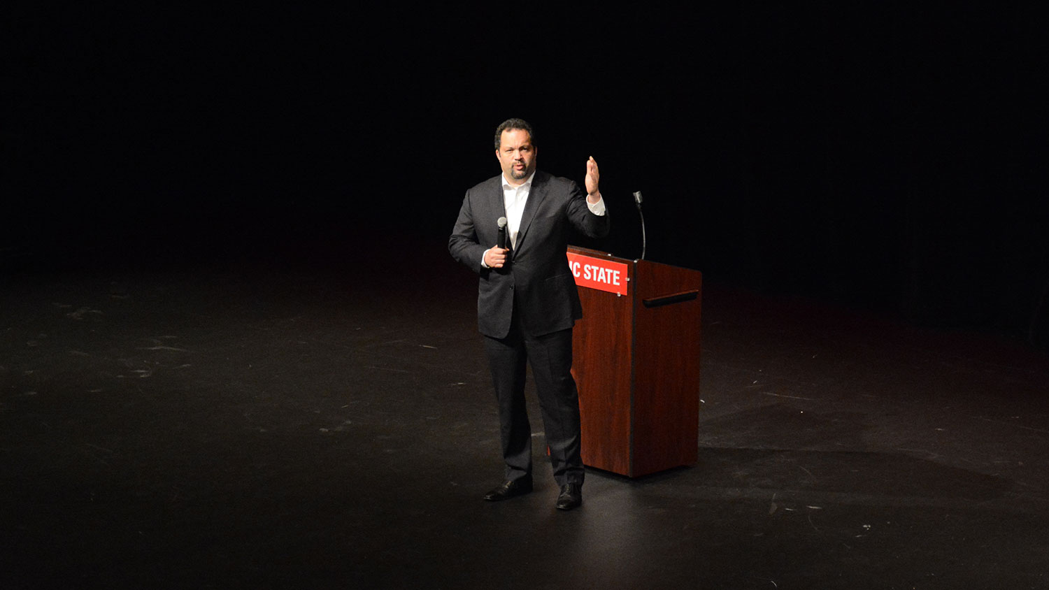 Benjamin Jealous speaks at NC State's MLK Commemoration in 2018