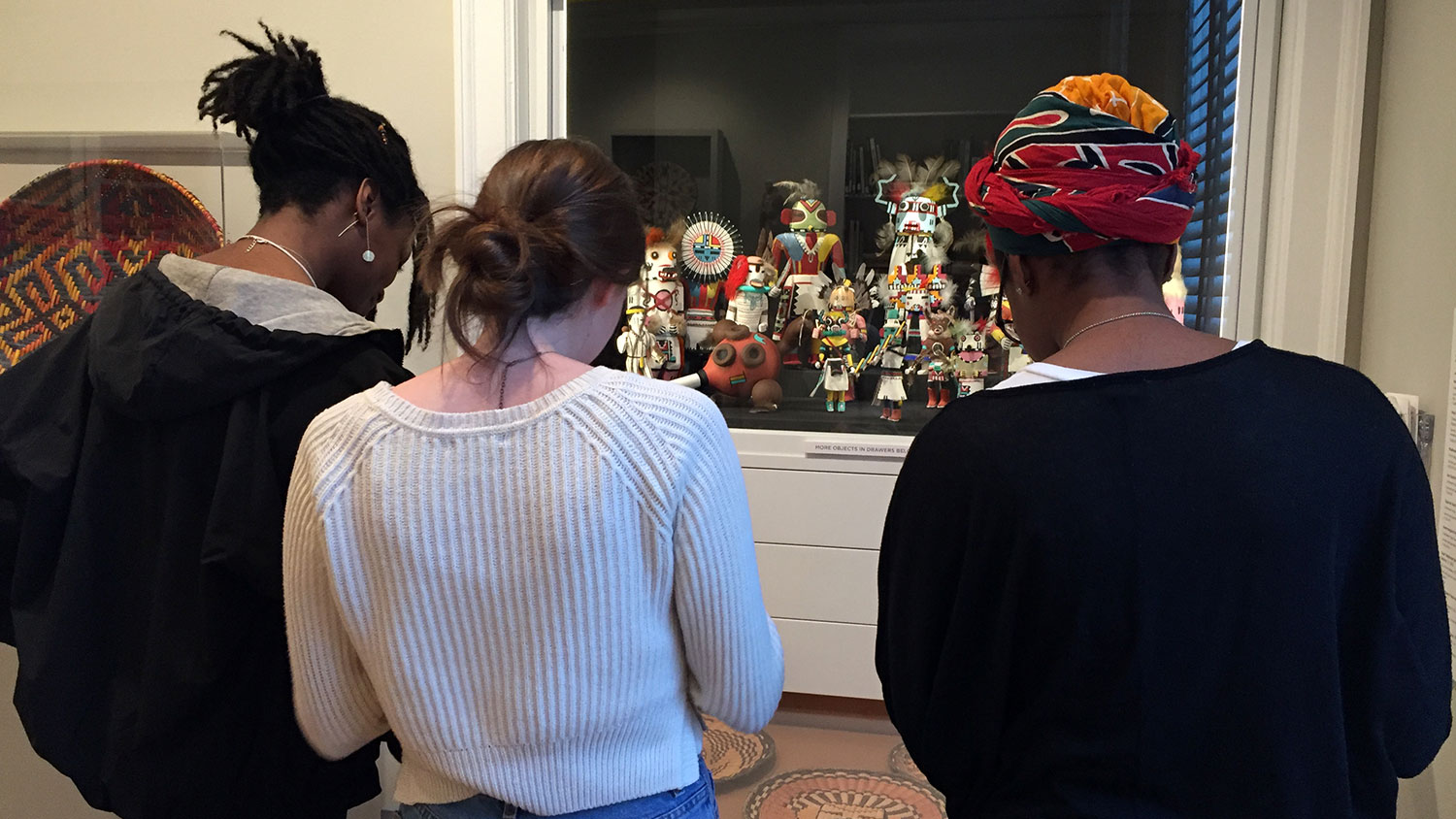 Observers at Treasure of Native America exhibit