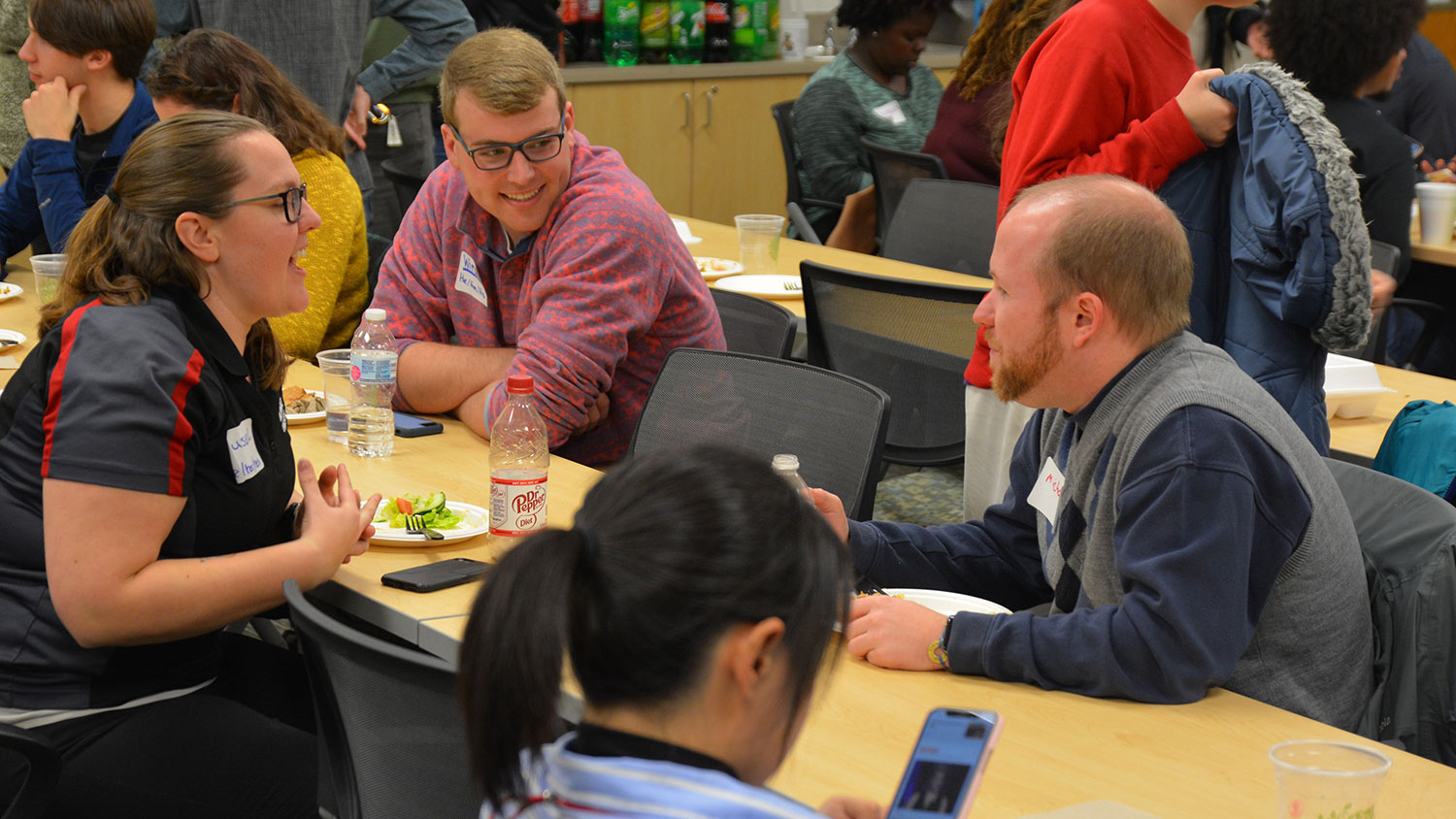 Attendees at GLBT Center Potluck 2018