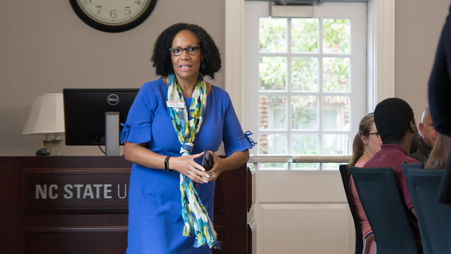 Beverly Williams teaching a workshop