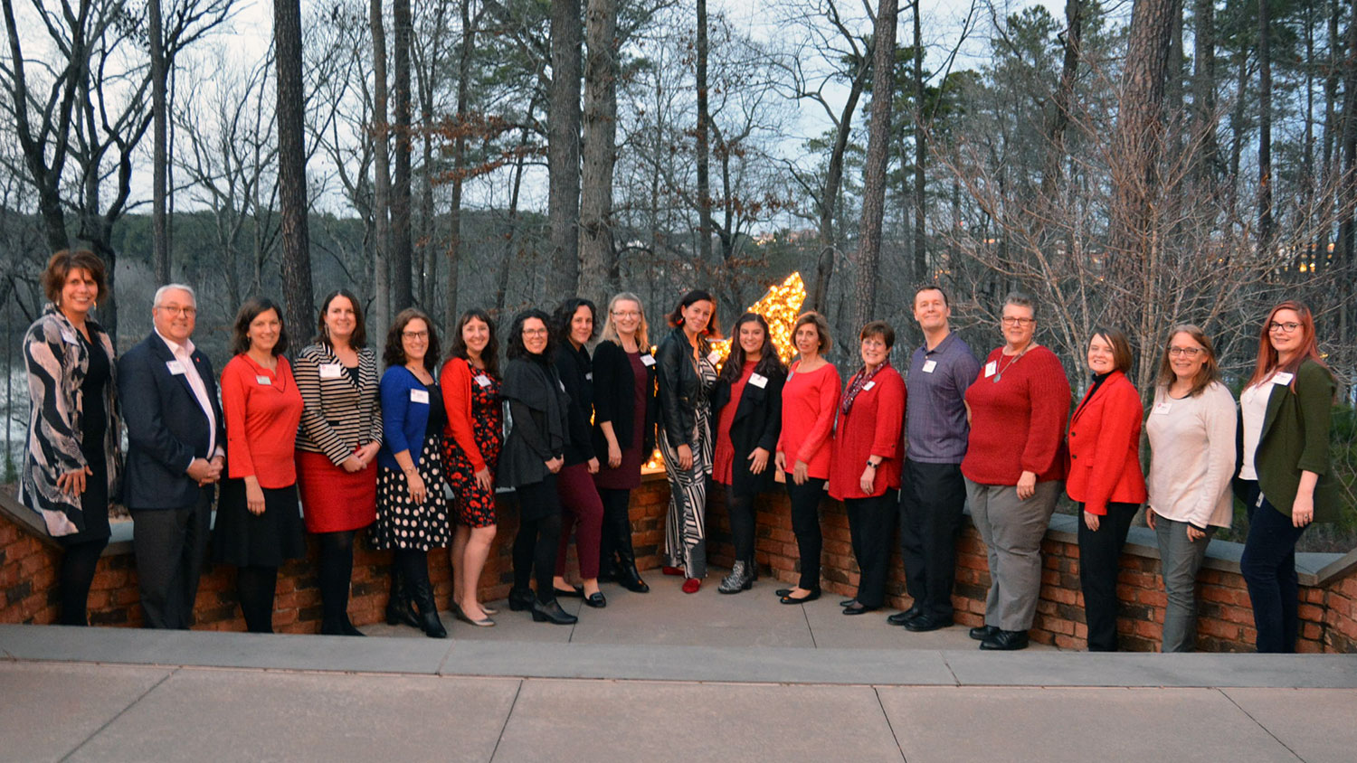 Reception with Chancellor Woodson for staff members who worked on paid parental leave initiative