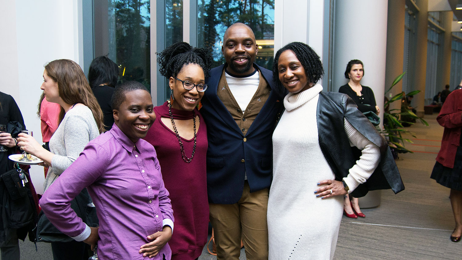 OIED staff members at the 2020 Sisterhood Dinner