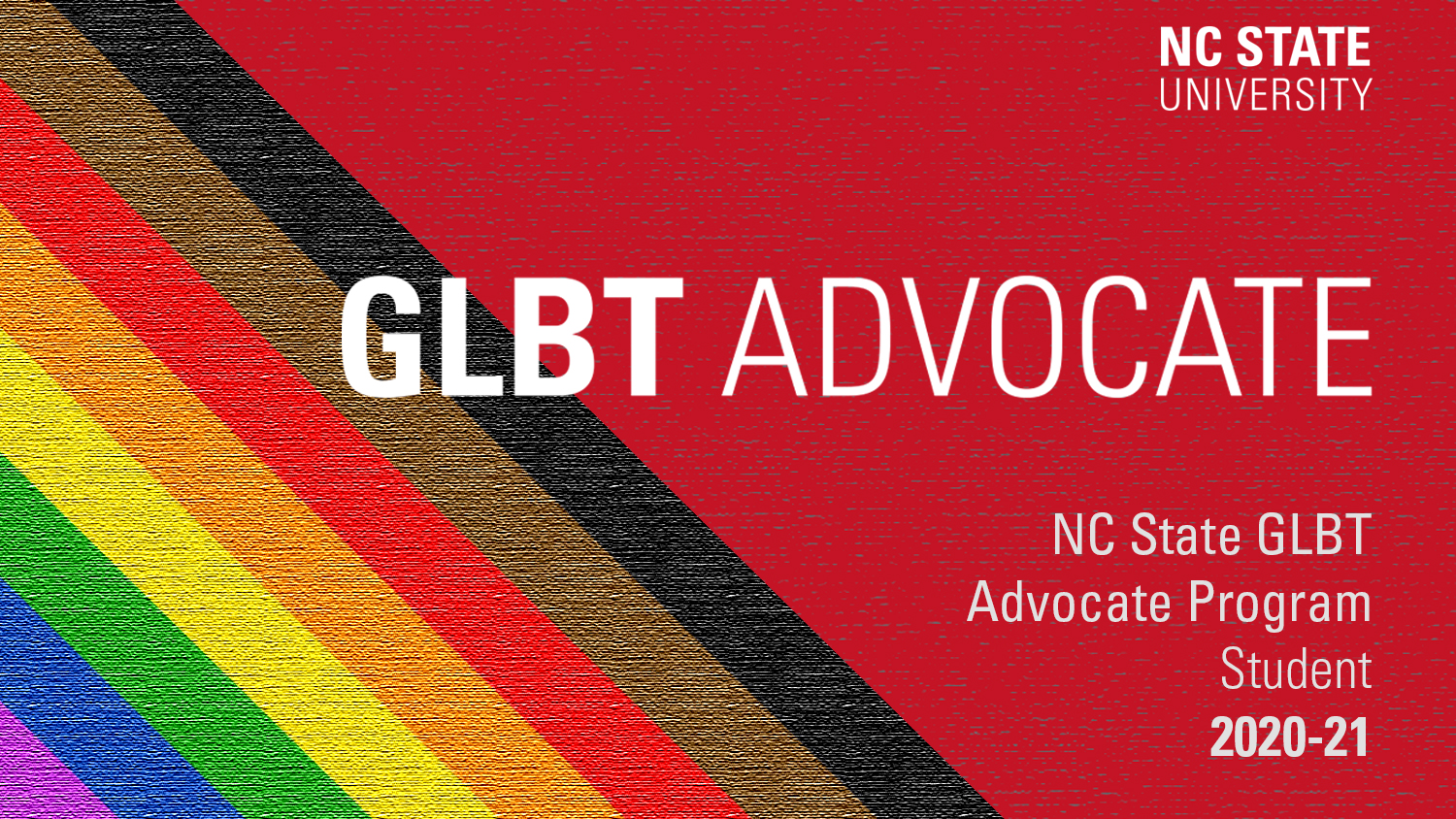 GLBT Student Advocate Program placard