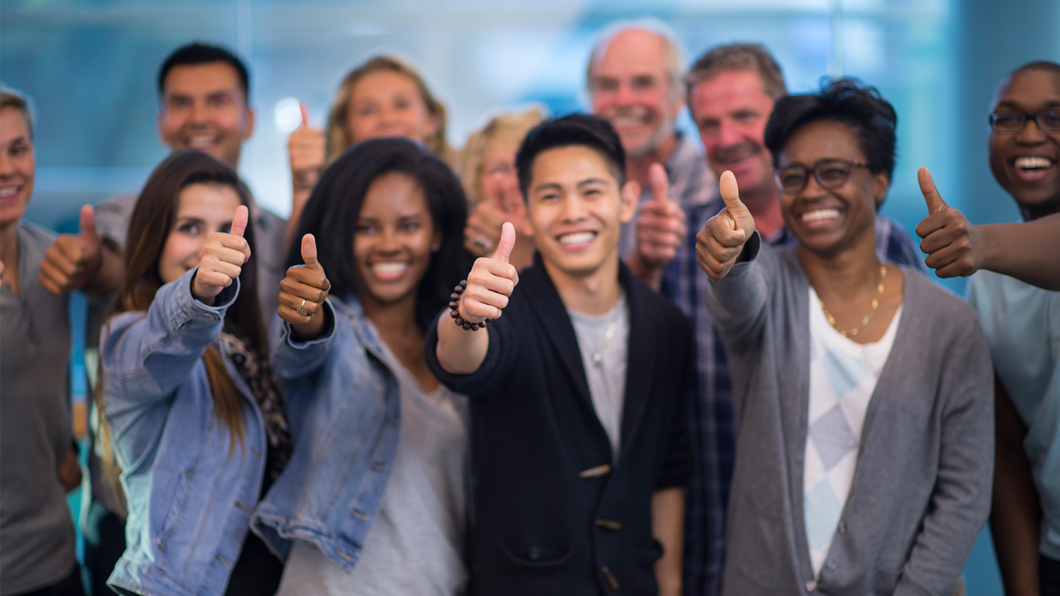 Thumbs Up from Employees